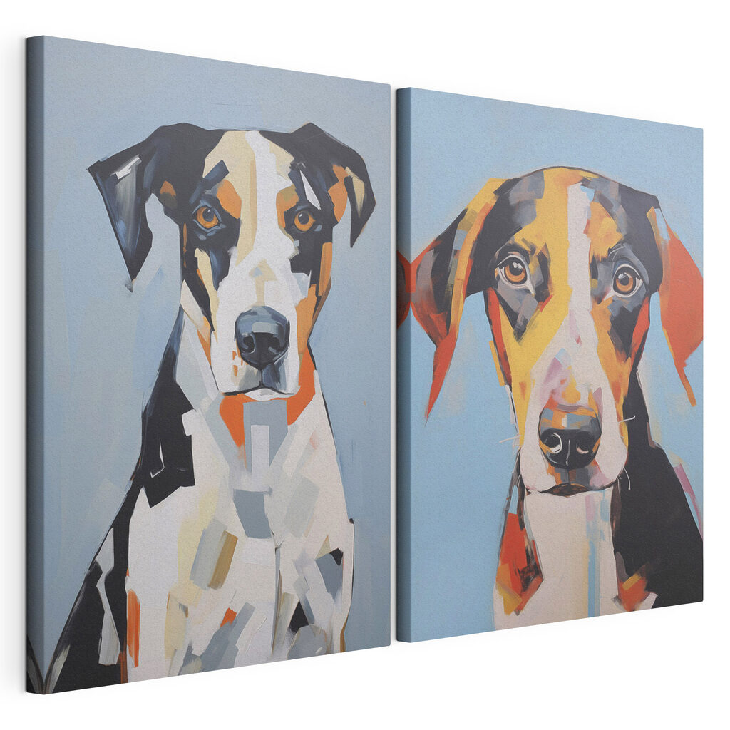Schilderij van een hond — productweergave