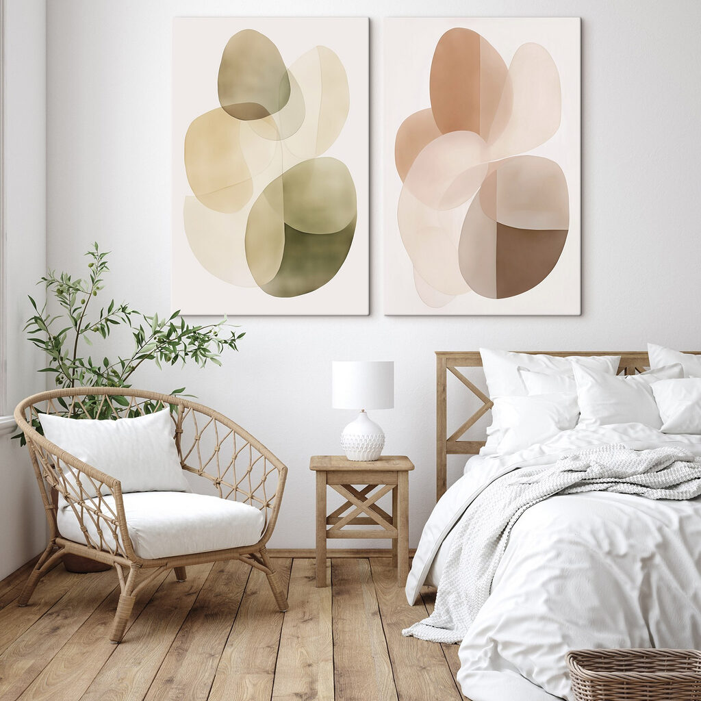 Zachte vormen in harmonieuze tinten — interieur 1