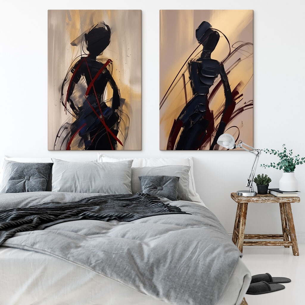 Schilderij van een vrouw — interieur 2