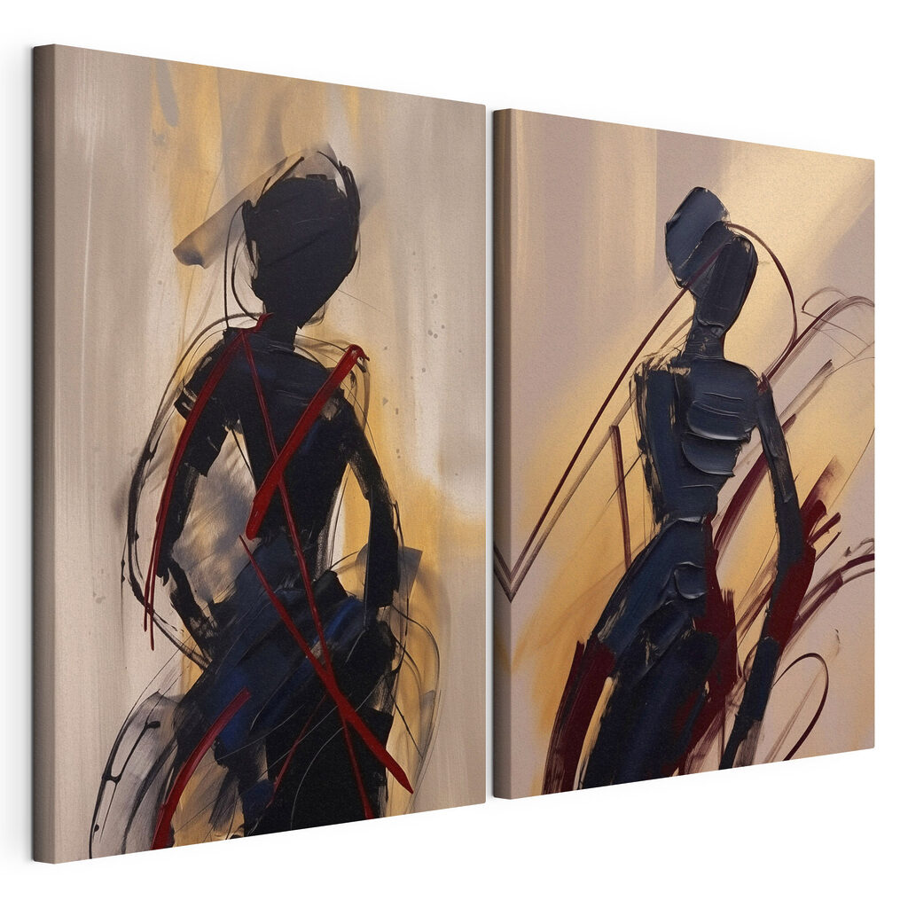 Schilderij van een vrouw — productweergave