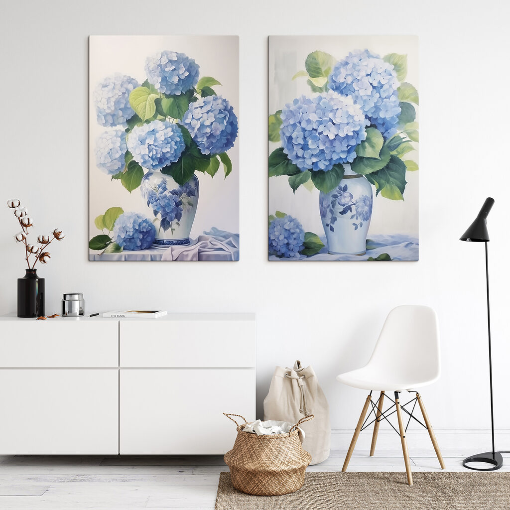 Schilderij van bloemen in een vaas — interieur 2