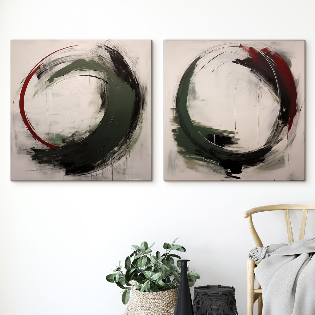 Twee kunstwerken — interieur 1