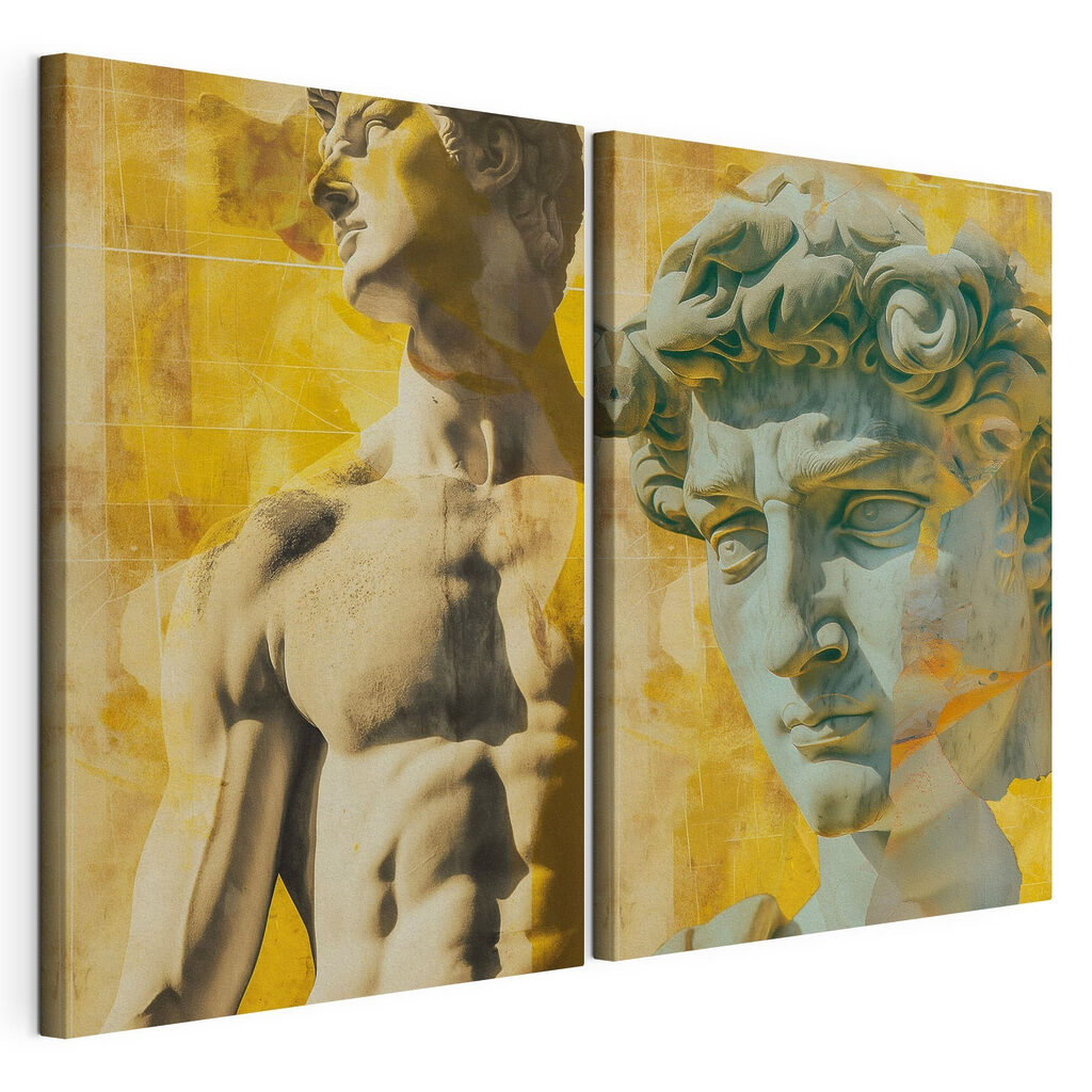 Collage van een standbeeld — productweergave