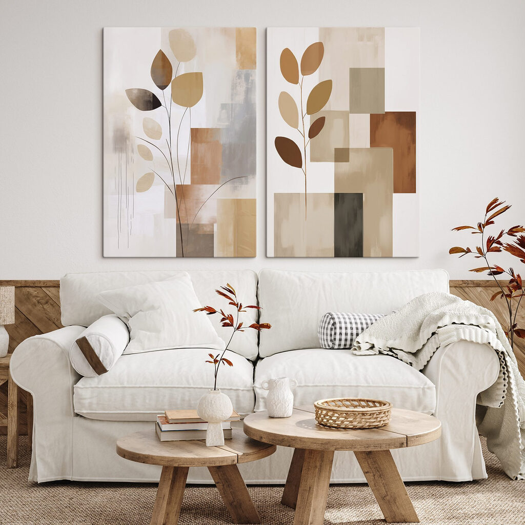 Schilderij van een plant — interieur 2