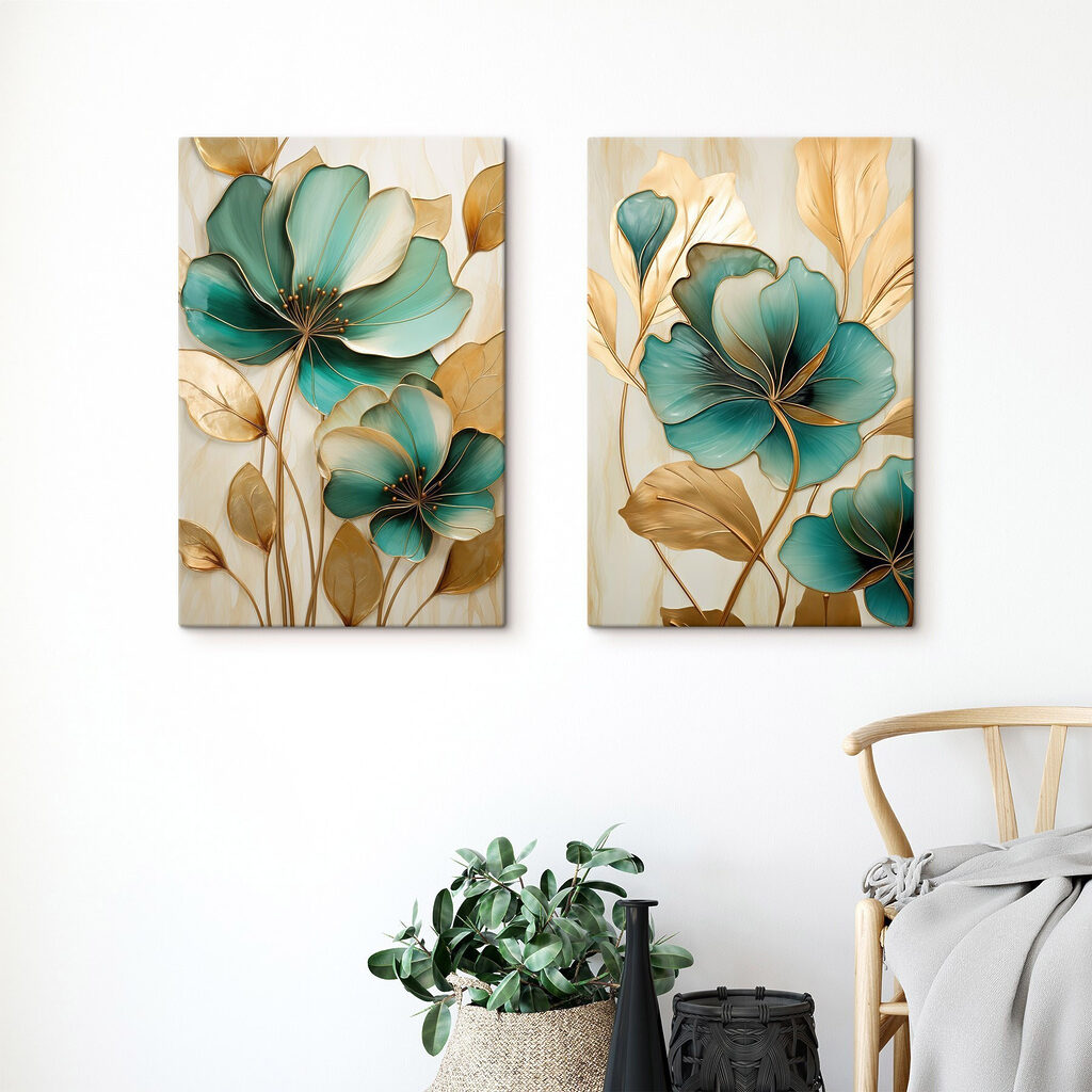 Fijne bloemen in levendige kleuren — interieur 2