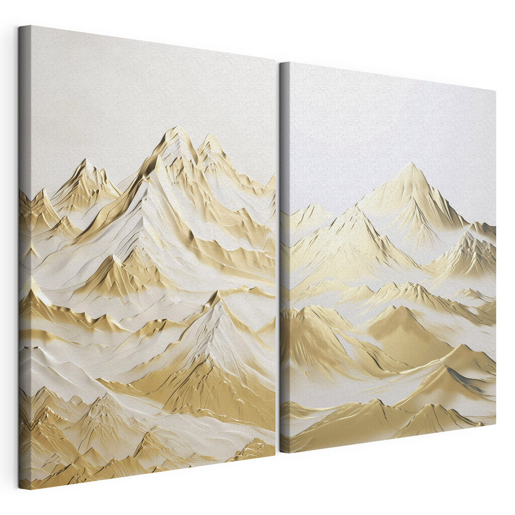 Bergketen met sneeuw — productweergave
