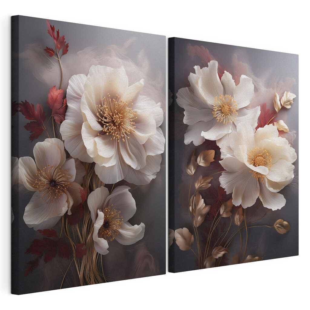 - Elegante bloemen in zachte tinten — productweergave