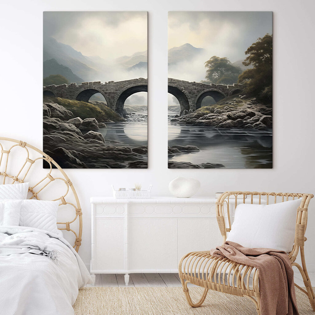 Brug over een rivier — interieur 2
