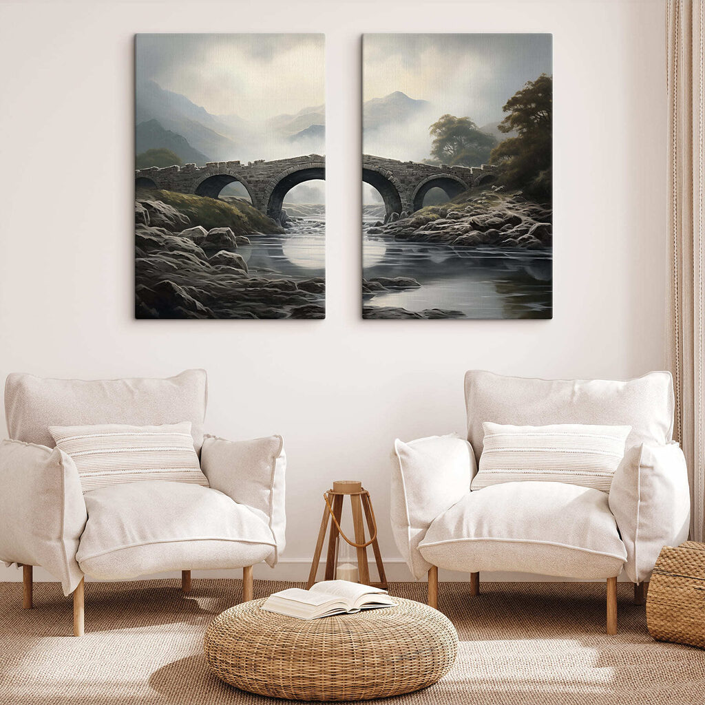 Brug over een rivier — interieur 1