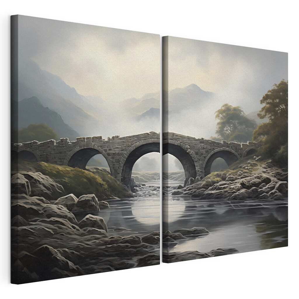 Brug over een rivier — productweergave
