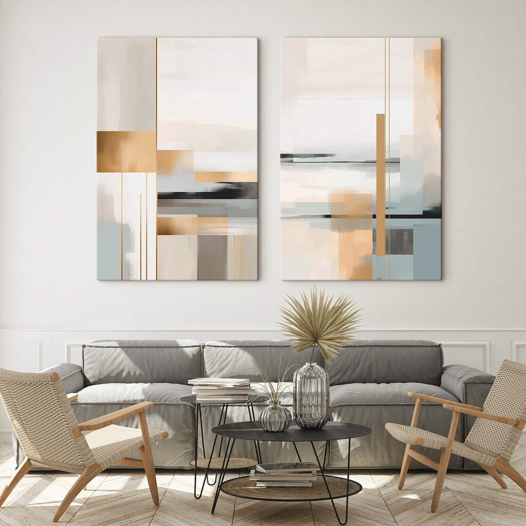 Landschapsschilderij — interieur 1