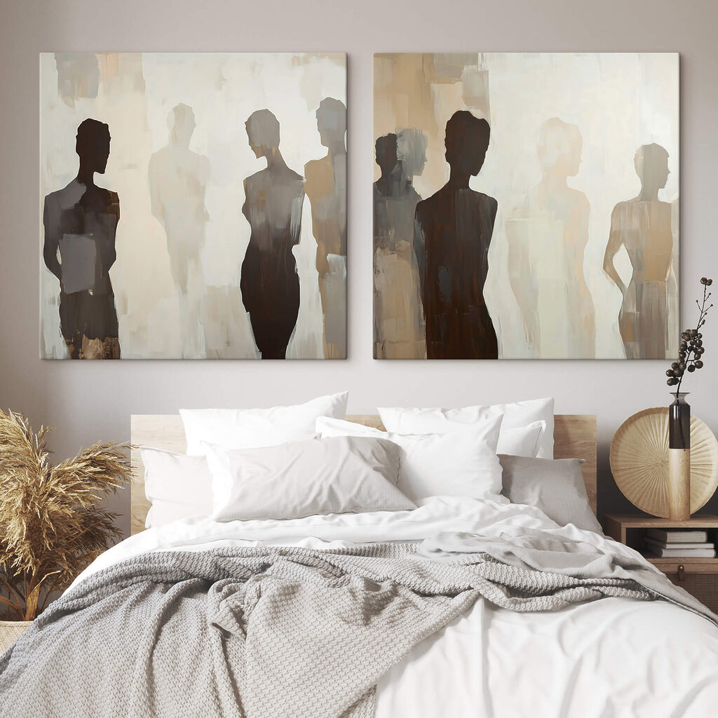 Schilderij van een vrouwenlichaam — interieur 1