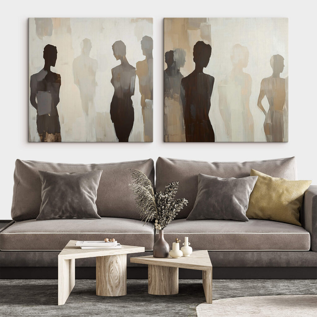 Schilderij van een vrouwenlichaam — interieur 2