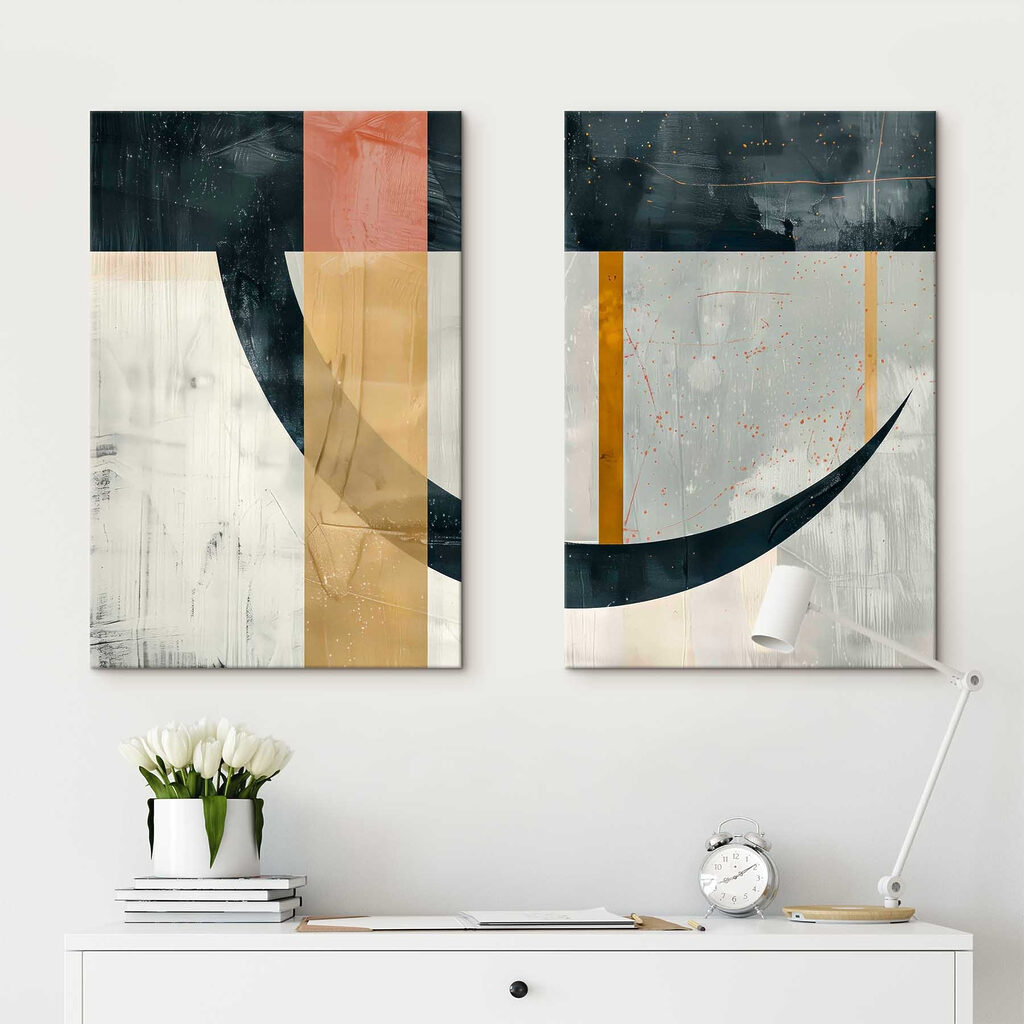 Twee kunstwerken — interieur 1