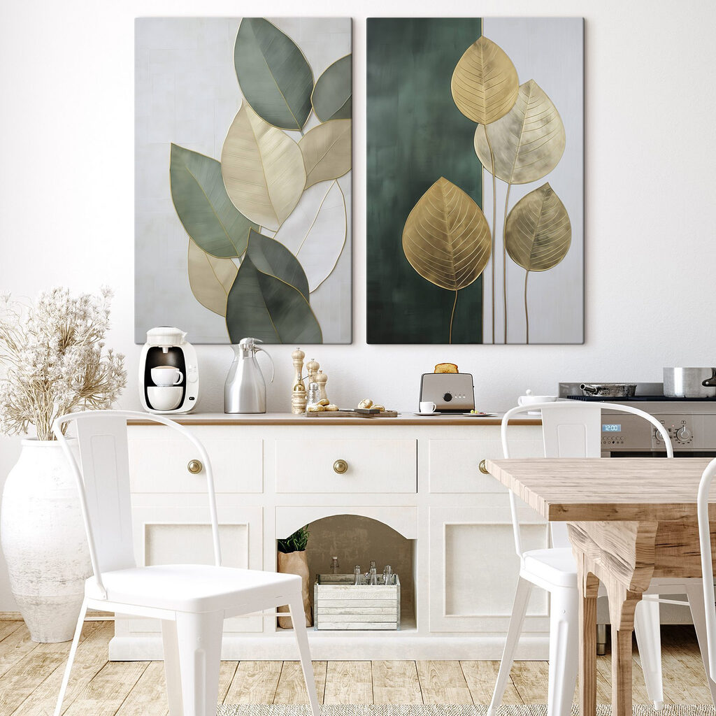 Natuurlijke elegantie in bladmotieven — interieur 2