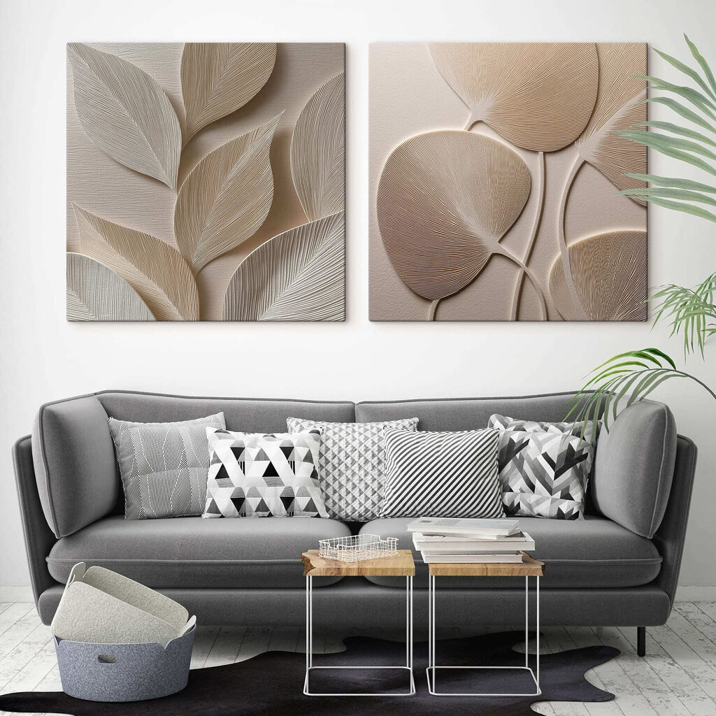 Zachte rondingen in het ontwerp van de natuur in een interieur