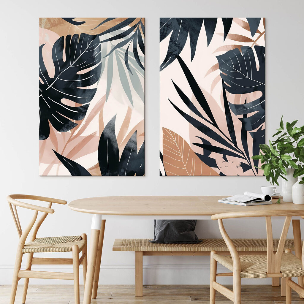 Natuurlijke patronen in zachte tinten — interieur 2