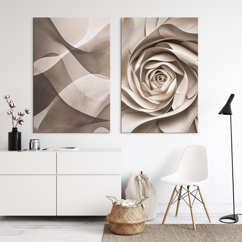 Zachte rondingen gaan hand in hand met een elegant bloemmotief — interieur 1