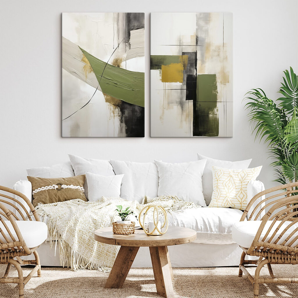 Twee kunstwerken — interieur 1