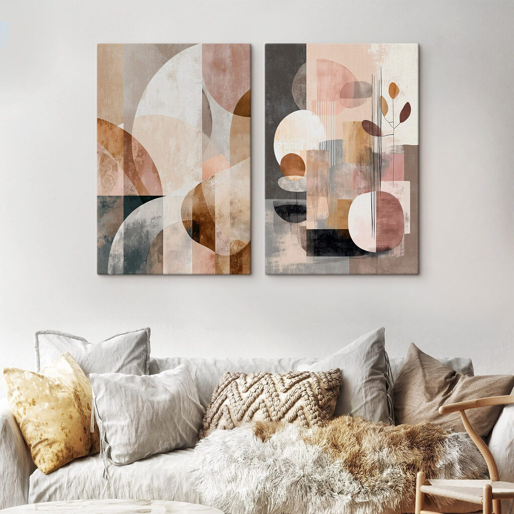 Twee kunstwerken — interieur 1