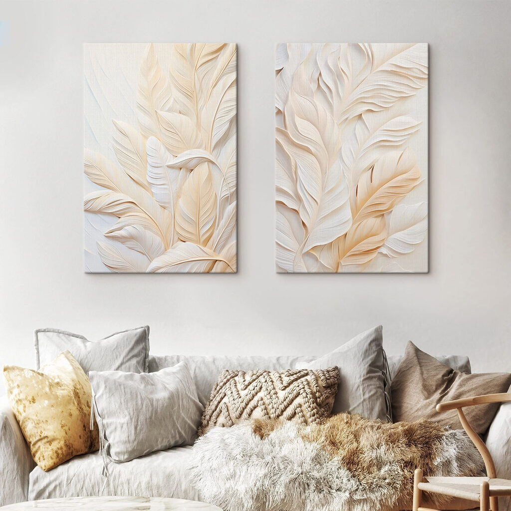 Elegant blad in zachte tinten — interieur 1