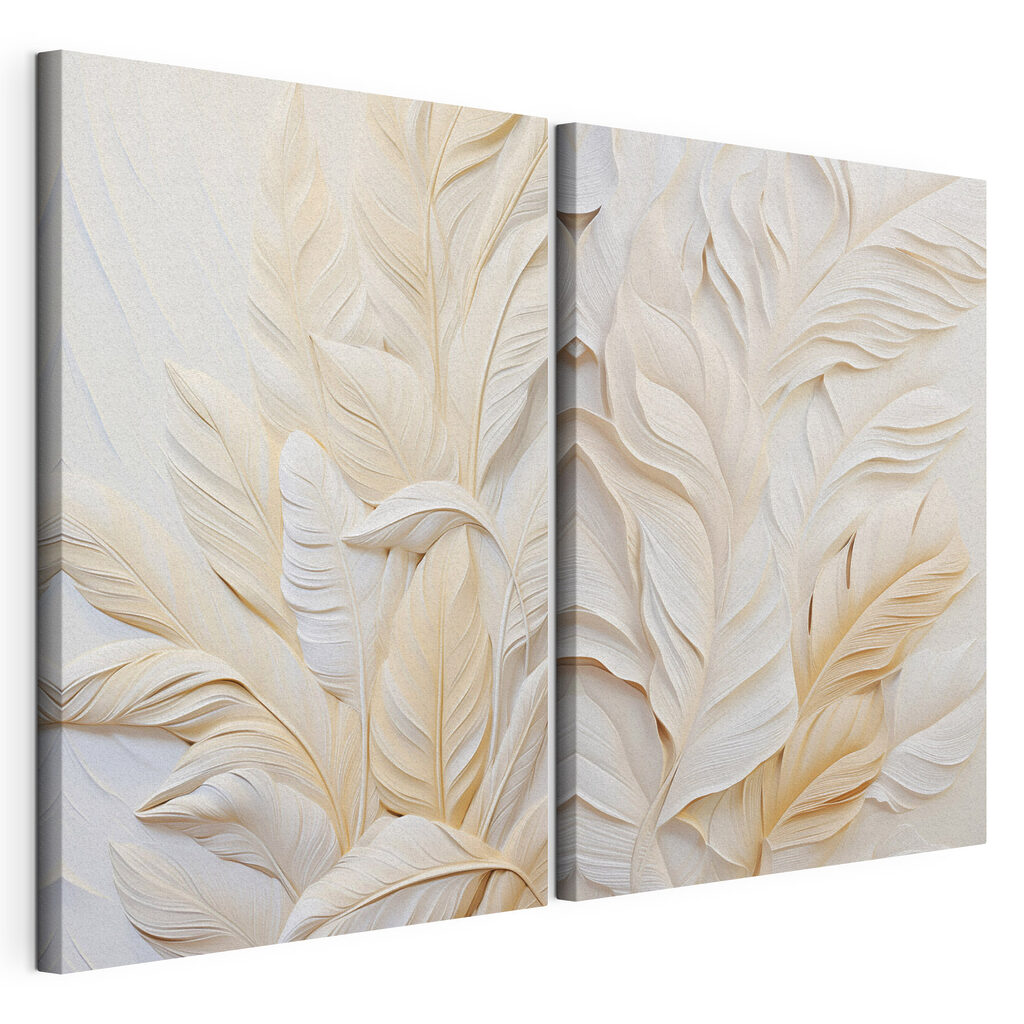 Elegant blad in zachte tinten — productweergave