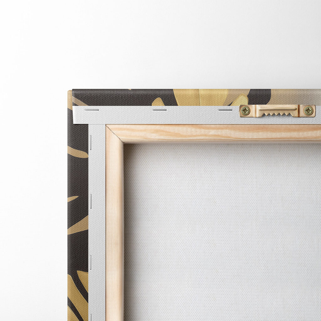 - Tropisch blad met een elegant ontwerp — achterkant