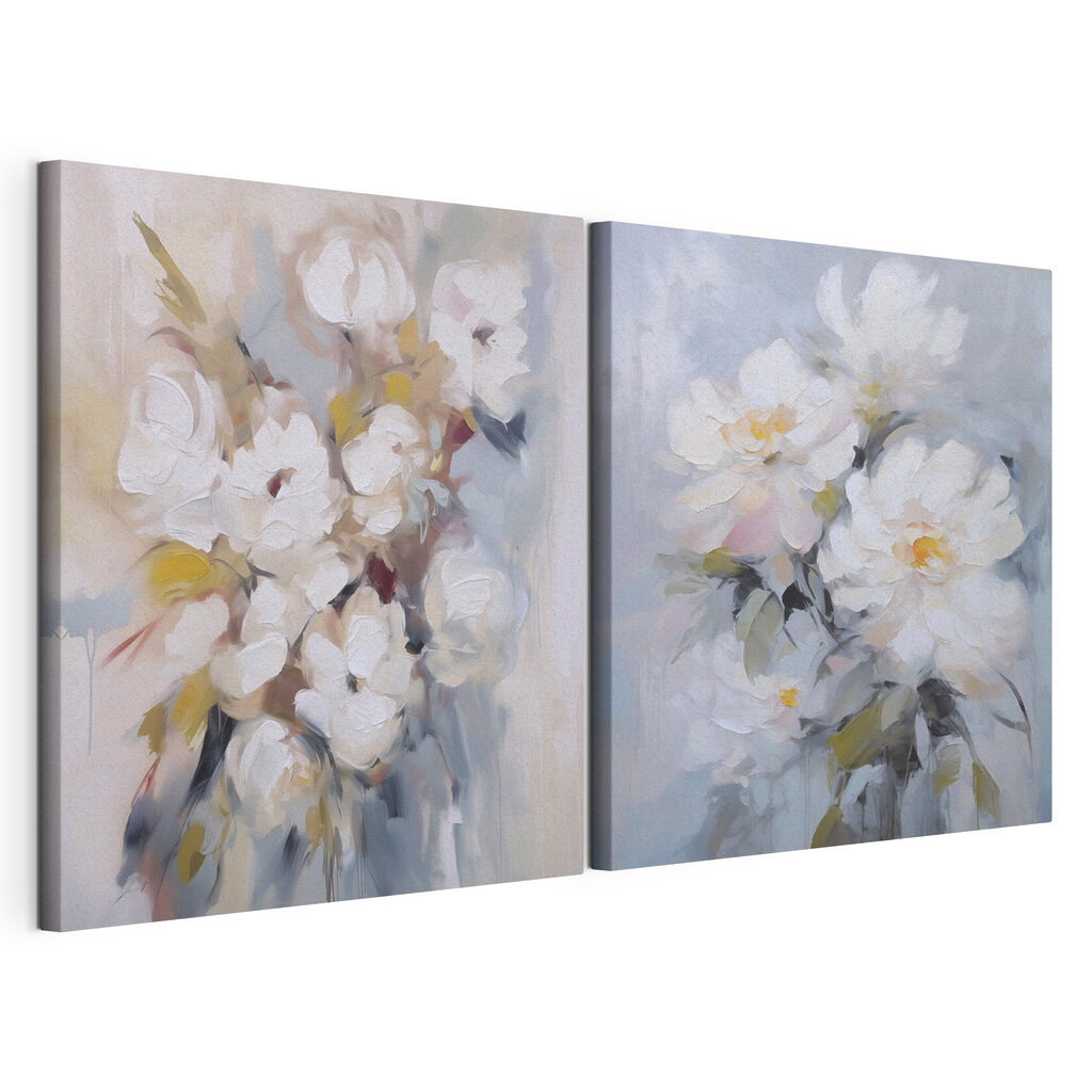 Verfijnde bloemen in zachte pasteltinten — productweergave