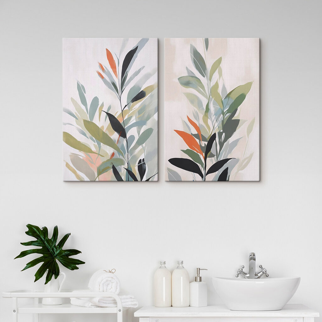 Schilderij van een plant — interieur 2