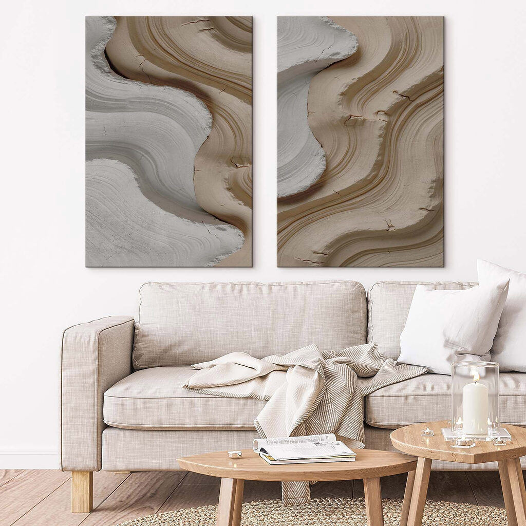 - Vloeiende rondingen in aardetinten — interieur 1