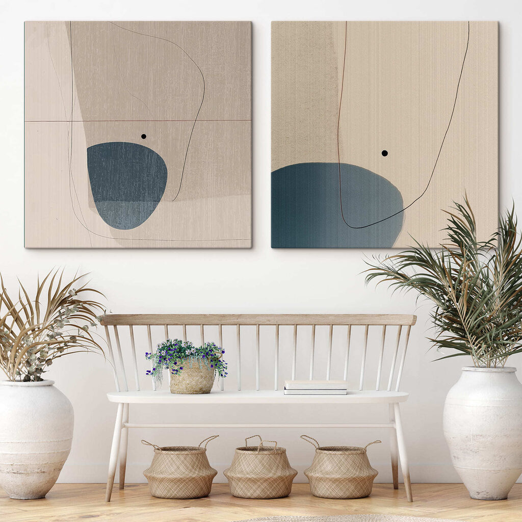 Twee kunstwerken — interieur 1