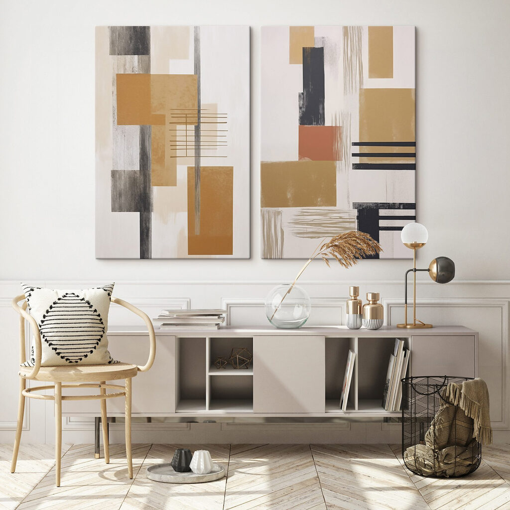 Schilderen in verschillende kleuren — interieur 2