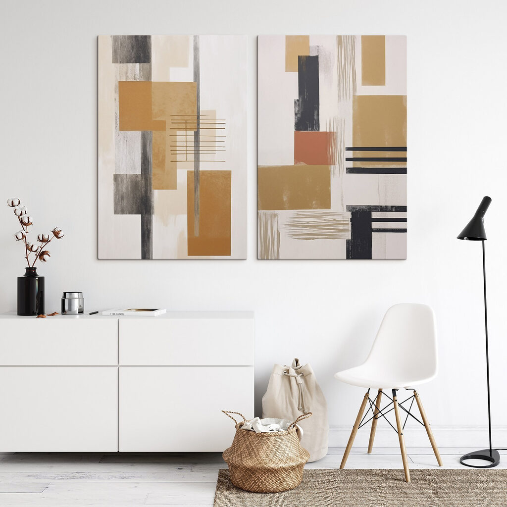 Schilderen in verschillende kleuren — interieur 1