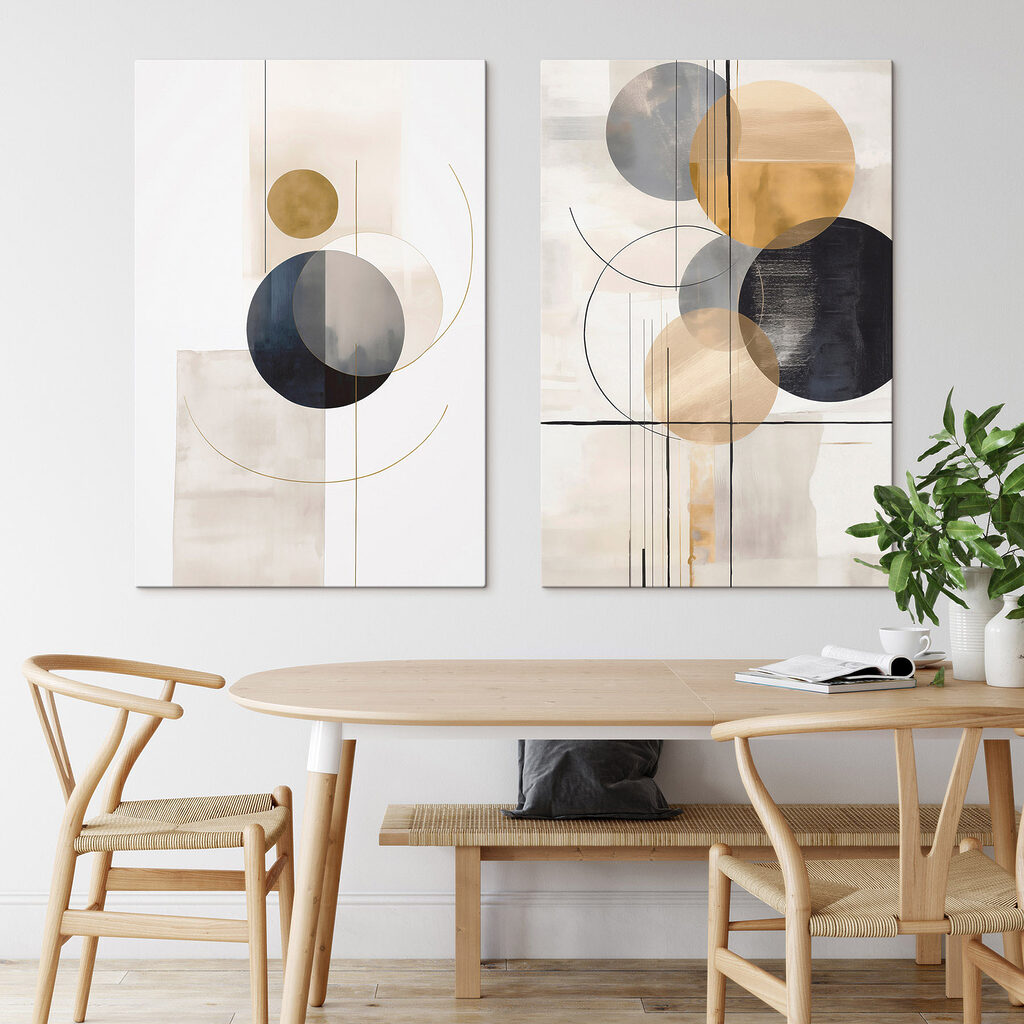 Twee kunstwerken — interieur 1