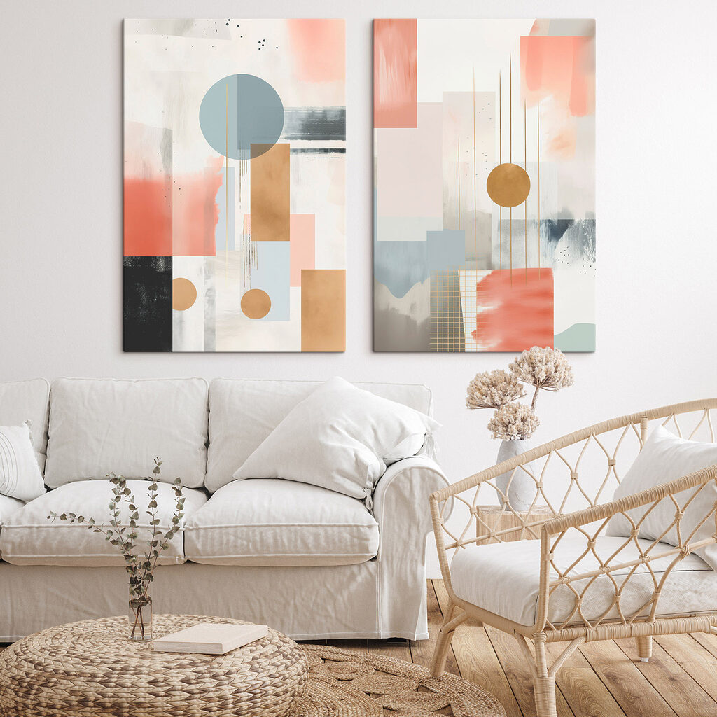 Twee kunstwerken — interieur 1