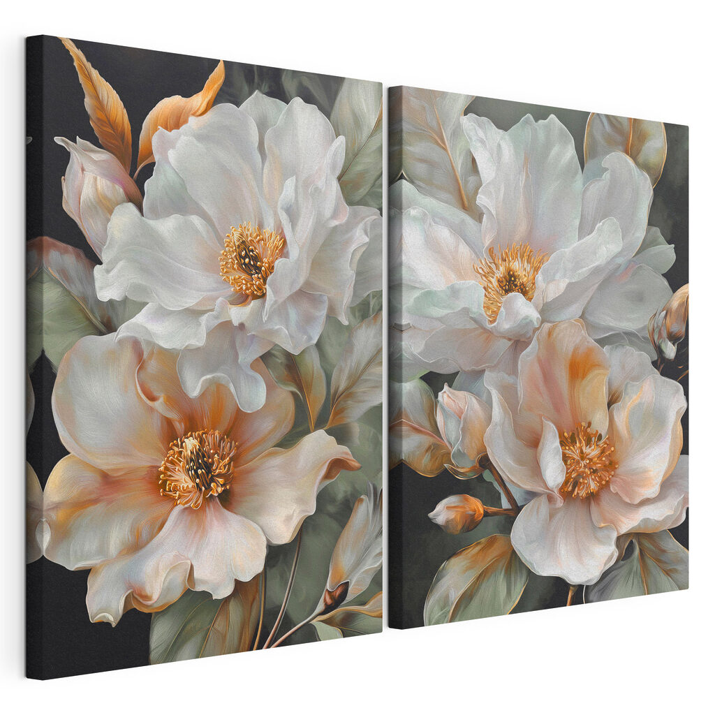 Elegante bloemen in zachte tinten — productweergave