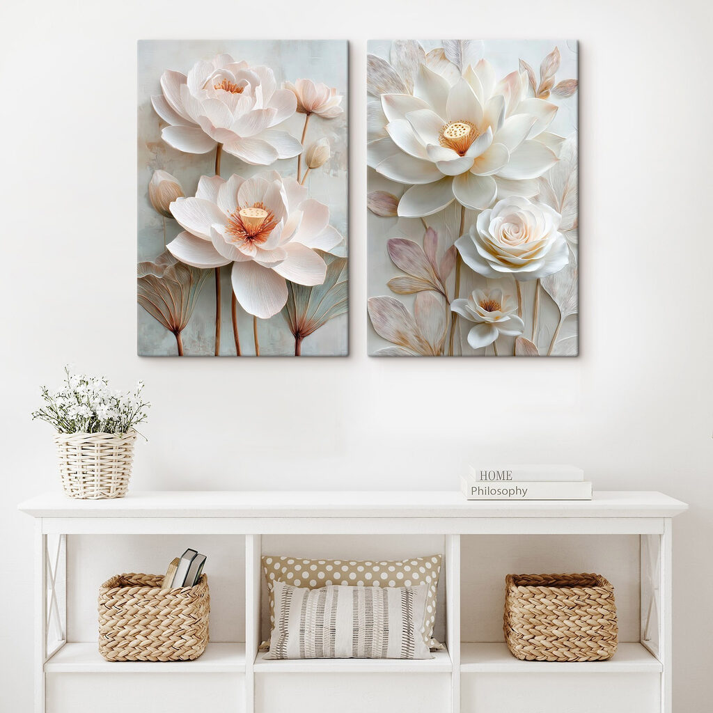 Bloemencollage — interieur 2