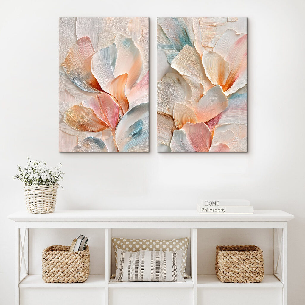 Pastelbladeren in het licht — interieur 2
