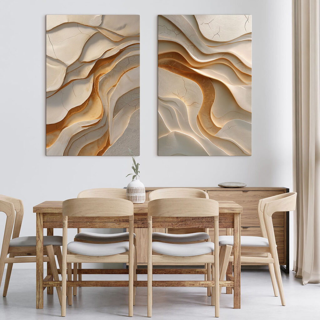 Warmtegolven in zachte tinten — interieur 1