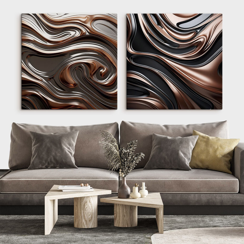 Dynamische stroming van vorm en gestalte — interieur 2