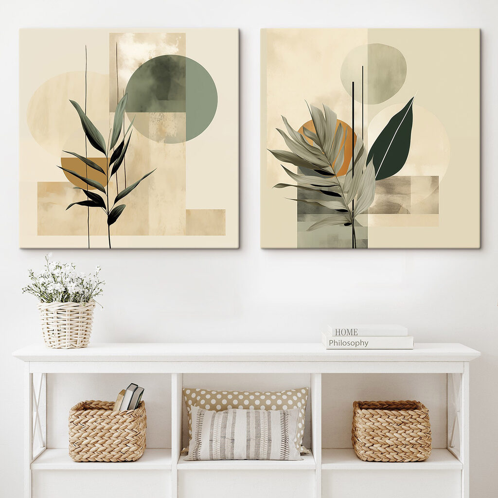 Twee kunstwerken — interieur 1