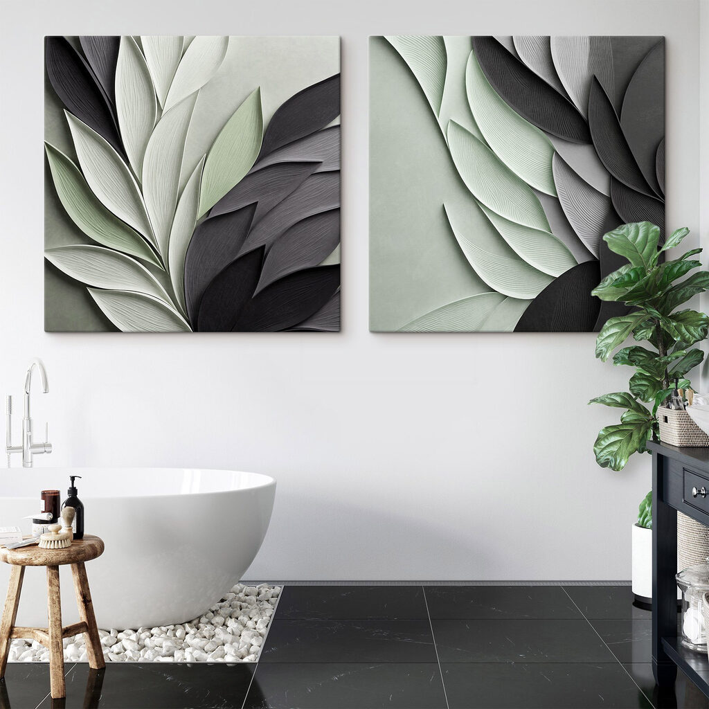 Elegante lagen, geïnspireerd door de natuur in een interieur