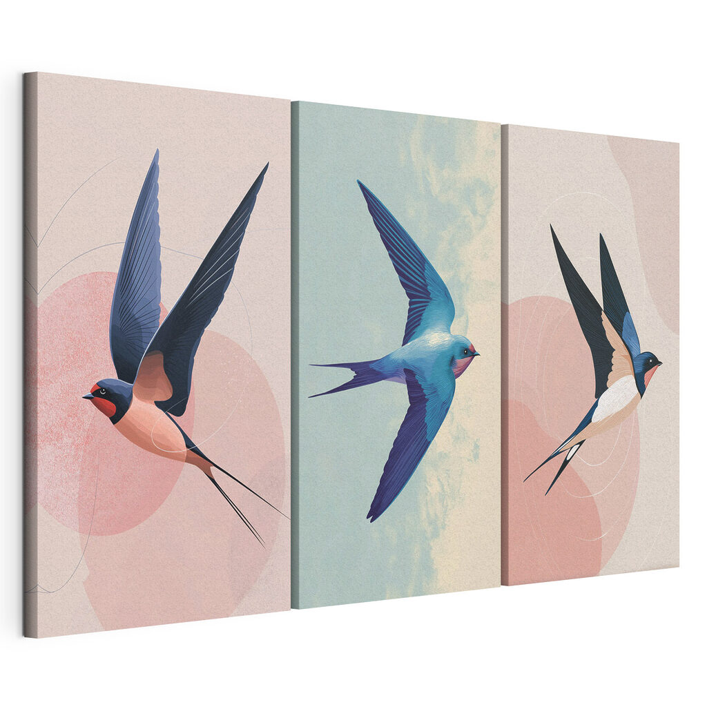Een vogel die door de lucht vliegt — productweergave