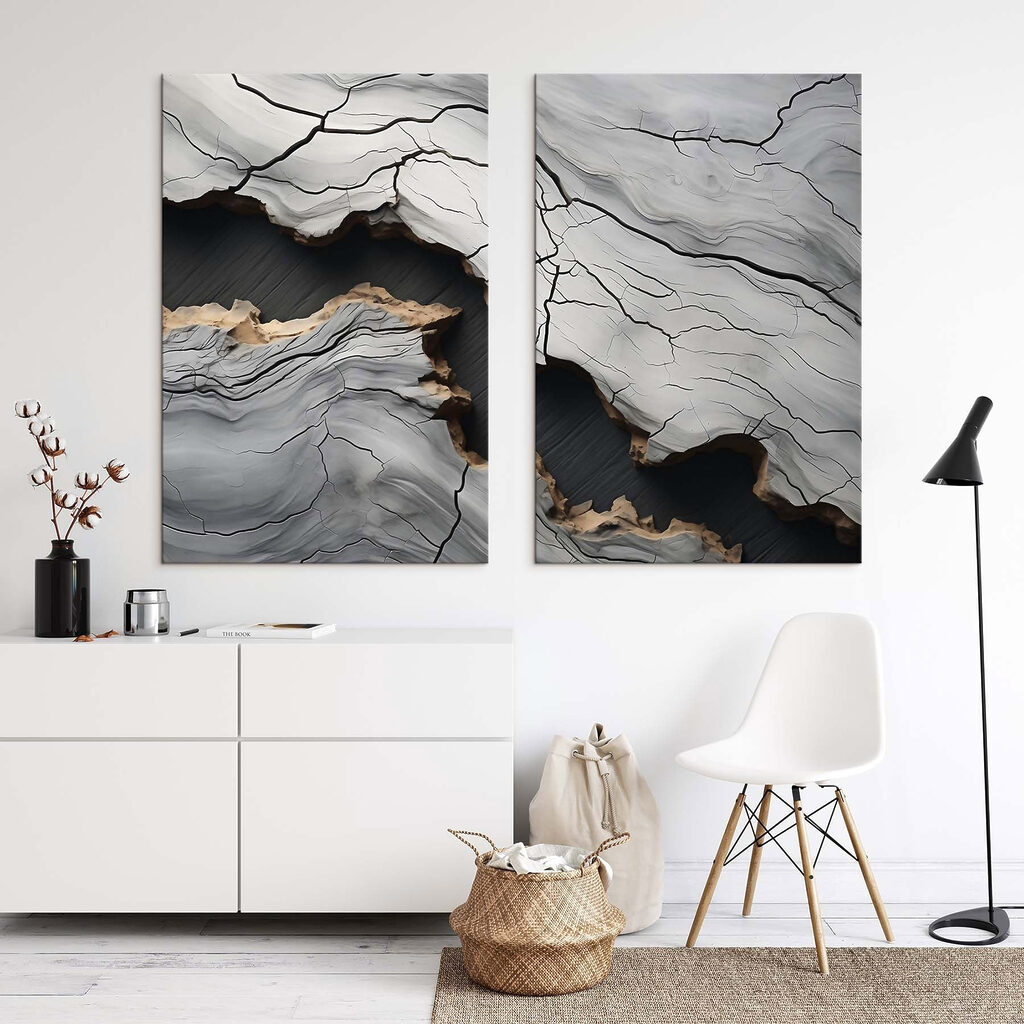 Natuurlijke patronen van ruimte en tijd in een interieur