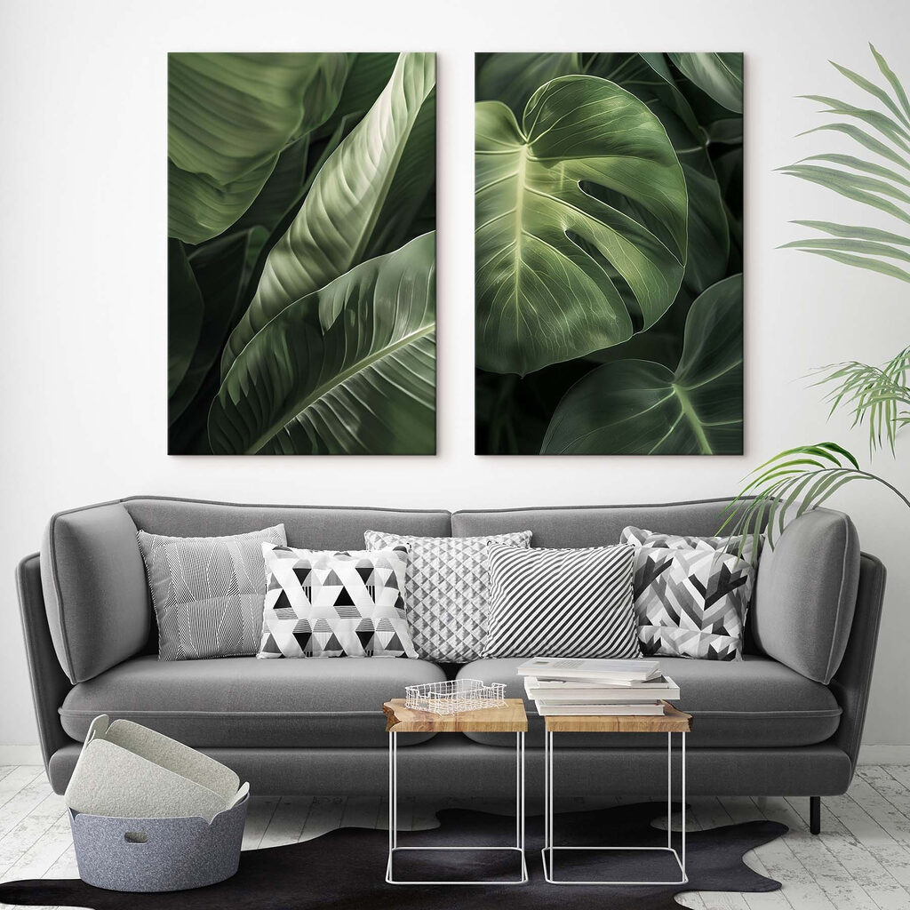 Weelderig groen in harmonieuze patronen — interieur 2