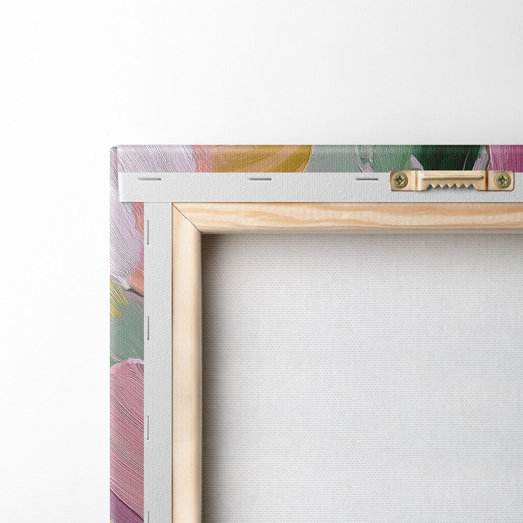 Kleurrijke bloemen in een levendige harmonie — achterkant