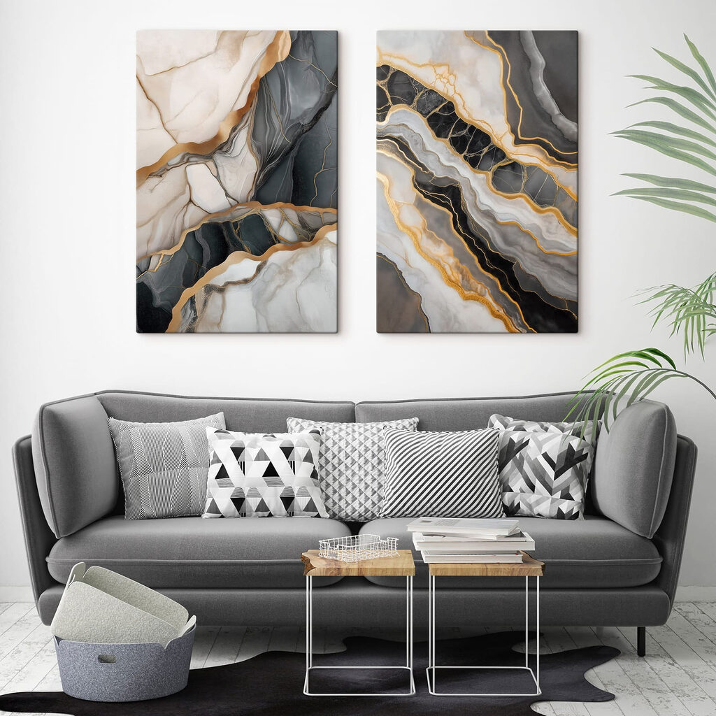 - Vloeiende lagen in contrasterende kleuren — interieur 2