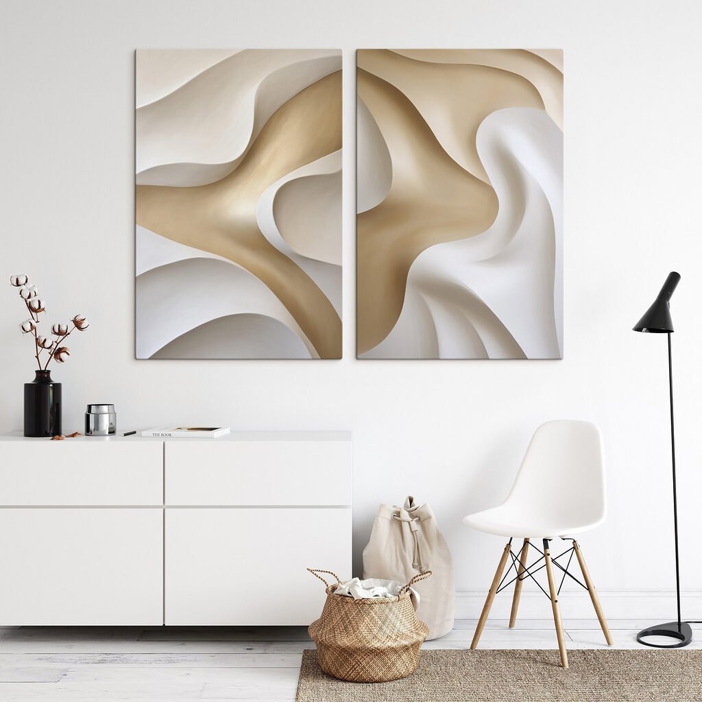 Vloeiende lijnen in zachte tinten — interieur 2