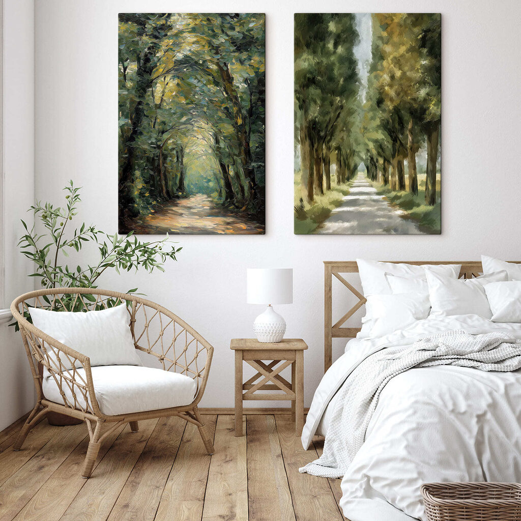 Pad met bomen erlangs — interieur 1