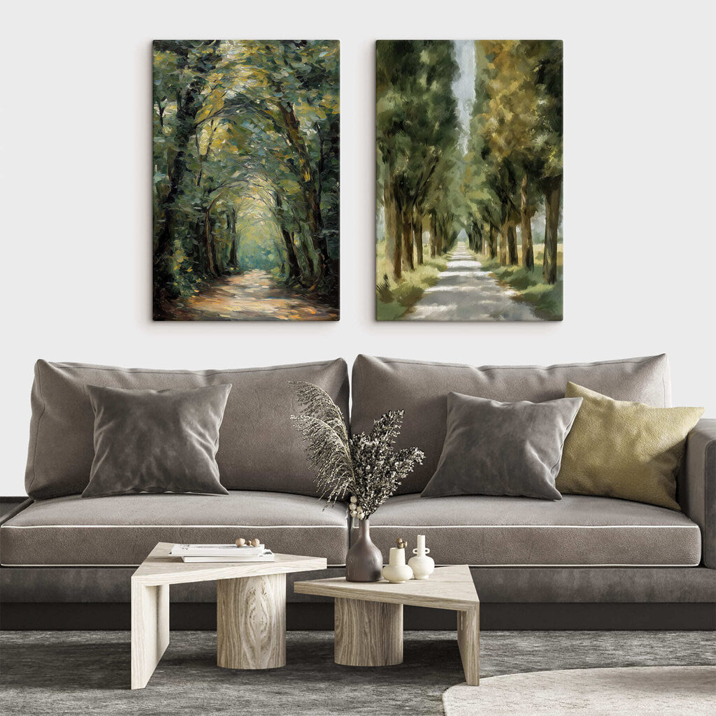 Pad met bomen erlangs — interieur 2